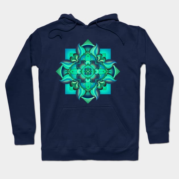 Pop Mandala Hoodie by squidpeg